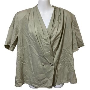Vintage Cristin Stevens Blazer Style Blouse